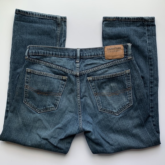 Signature by Levi Strauss S61 32 x 30 jeans riveted strength - Picture 7 of 10